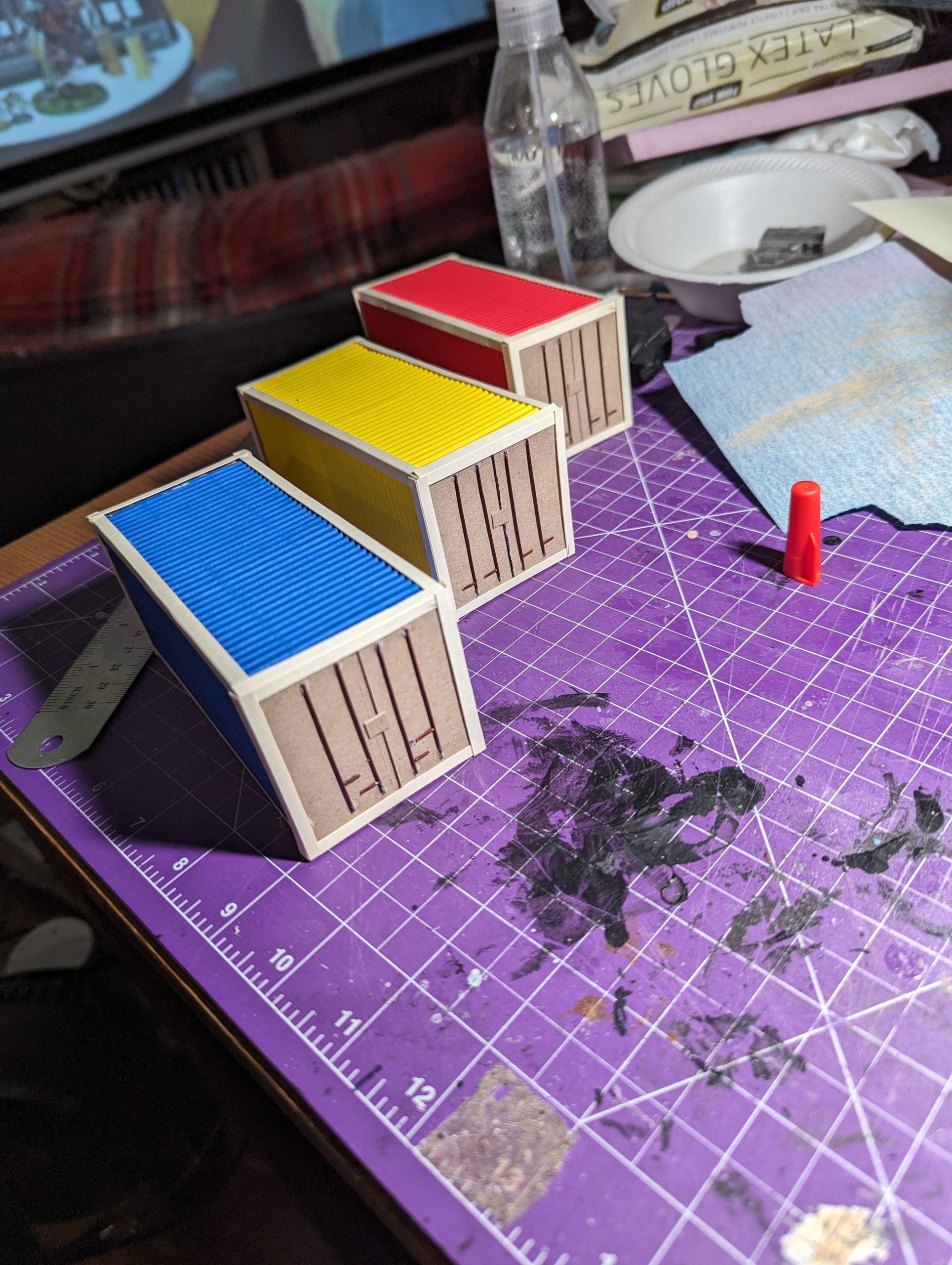 Accidental one-day build of shipping containers